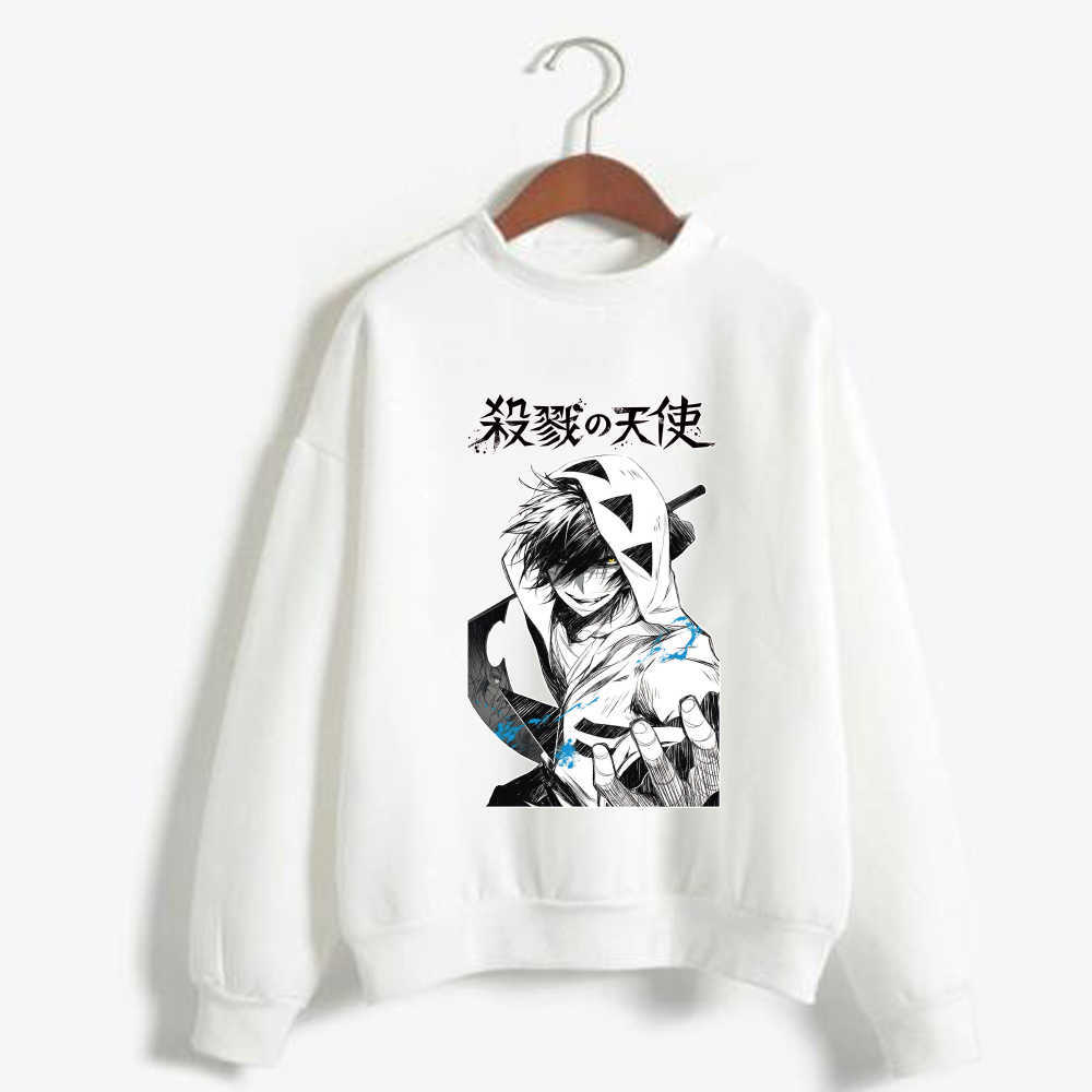 Anime Angels of Death Hoodie O-neck Fashion Long Sleeve Casual Loose Unisex Y0804