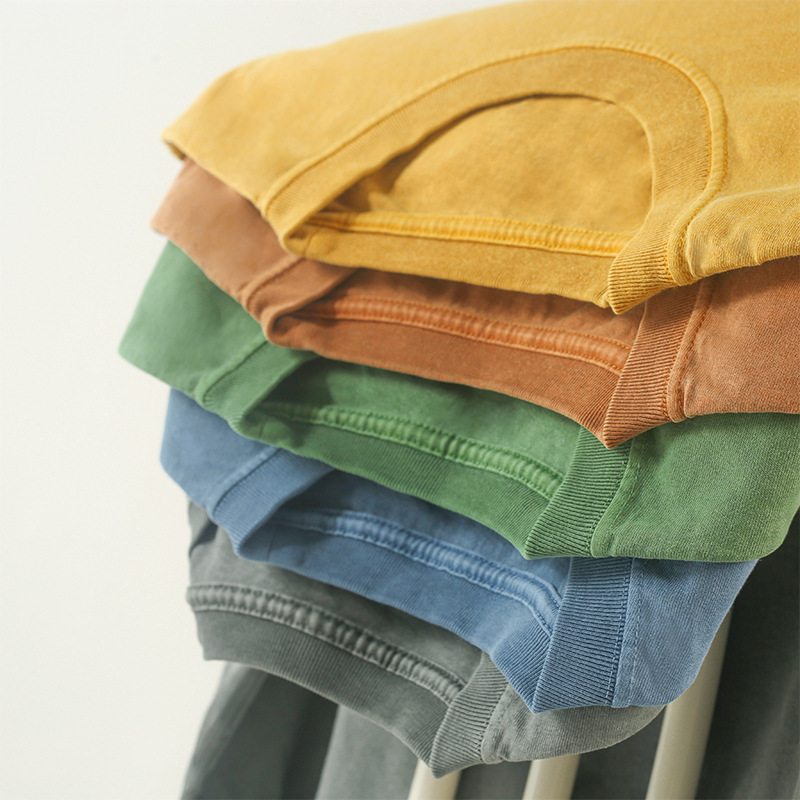 Summer T-shirt Men All Cotton Pure Color Top Tees Short Sleeve O-neck Washed Vintage Men's Clothing Casual Plus Size Male Tops, Yellow
Summer T-shirt Men All Cotton Pure Color Top Tees Short Sleeve O-neck Washed Vintage Men's Clothing Casual Plus Size Male Tops, Yellow