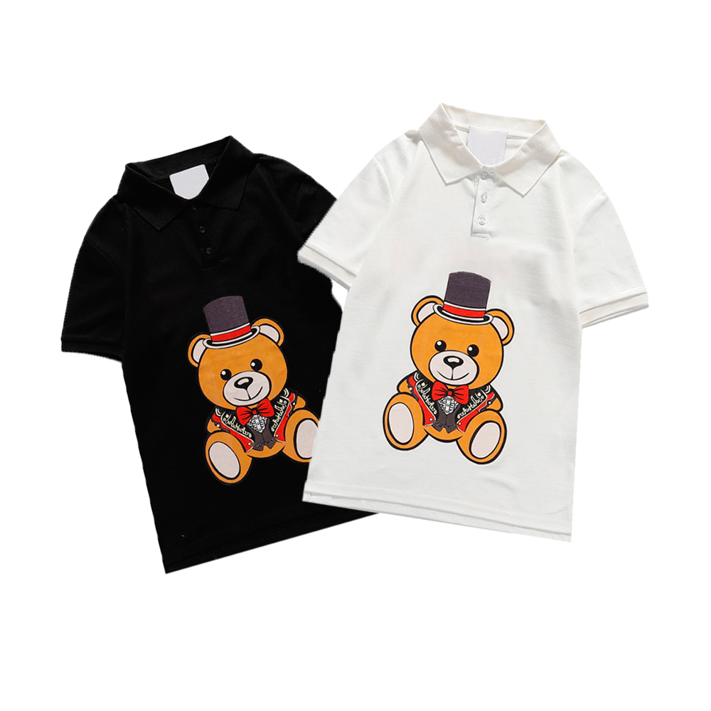 Women Fashion Polo Tshirts Bear Animal Letter Pattern Style Tshirts Concise Women's Polos Sport Casual Tees Summer 2021, Black
Women Fashion Polo Tshirts Bear Animal Letter Pattern Style Tshirts Concise Women's Polos Sport Casual Tees Summer 2021, Black