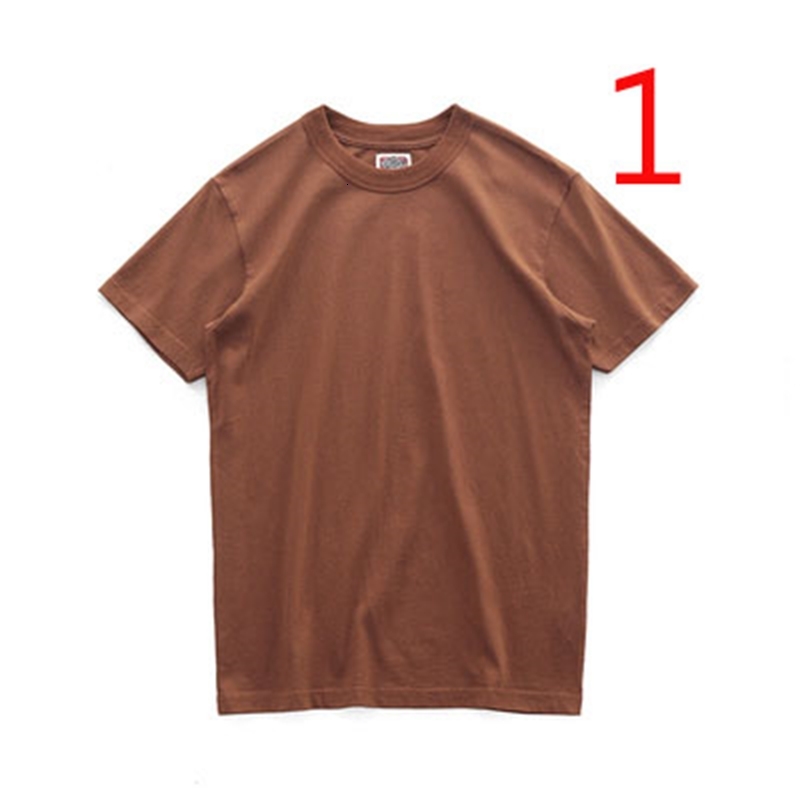 2021 New Solid Color T-shirt Cotton Thick and Loose Round Neck Short Sleeve Wild Tide T1ll
2021 New Solid Color T-shirt Cotton Thick and Loose Round Neck Short Sleeve Wild Tide T1ll