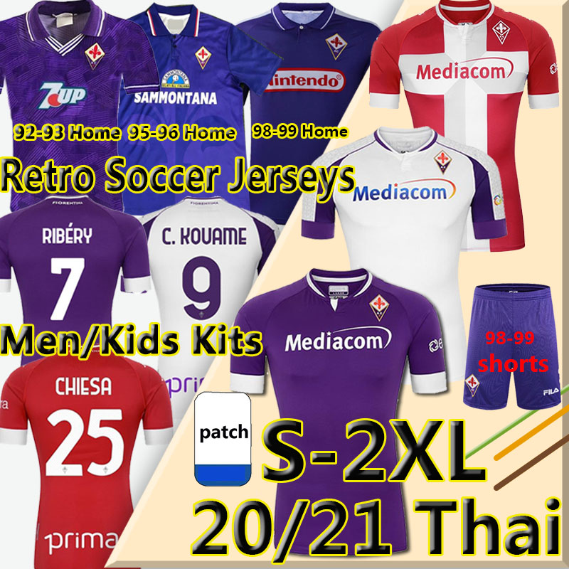 2020 2021 ACF Fiorentina Retro soccer jerseys RIBERY CHIESA 1992 93 95 96 98 99 2000 BATISTUTA Home Men kids kits maillot de football shirts, Retro 92-93 home
2020 2021 ACF Fiorentina Retro soccer jerseys RIBERY CHIESA 1992 93 95 96 98 99 2000 BATISTUTA Home Men kids kits maillot de football shirts, Retro 92-93 home