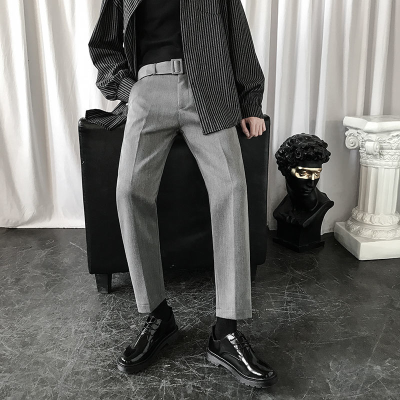 New 2021 Business Design Casual Cotton Formal Trousers Stripe Grey/black Fashion Suit Pants Tov8
New 2021 Business Design Casual Cotton Formal Trousers Stripe Grey/black Fashion Suit Pants Tov8