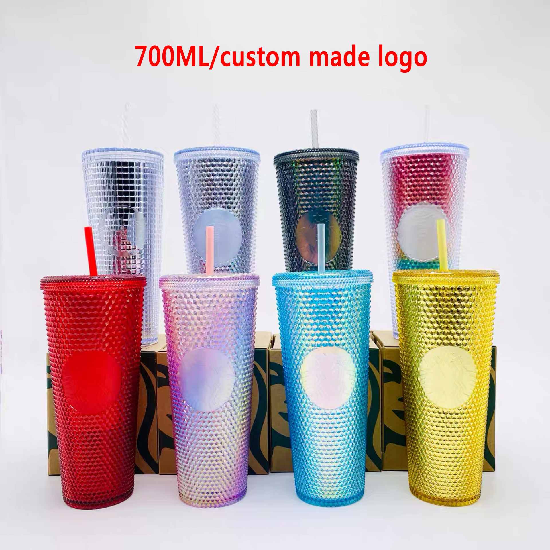 24oz Personalized Starbucks Mugs Iridescent Bling Rainbow Unicorn Studded Cold Cup Tumbler coffee mug with straw FY4488CJ18, 700ml
24oz Personalized Starbucks Mugs Iridescent Bling Rainbow Unicorn Studded Cold Cup Tumbler coffee mug with straw FY4488CJ18, 700ml