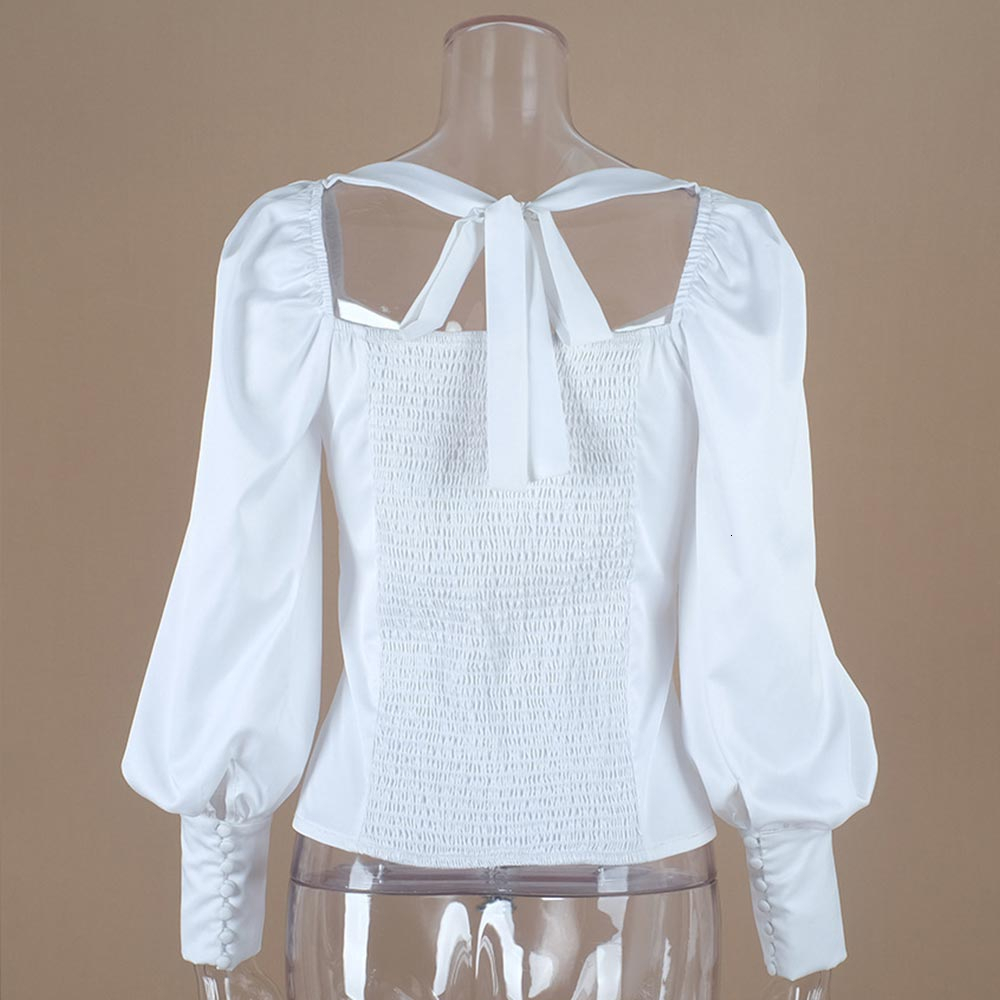 2021 New Women Elegant Office Lady Long Sleeve Off Shoulder Slim Shirt Sexy Backless Lace Up Retro Shirts Female Tops Jcwu, White
2021 New Women Elegant Office Lady Long Sleeve Off Shoulder Slim Shirt Sexy Backless Lace Up Retro Shirts Female Tops Jcwu, White