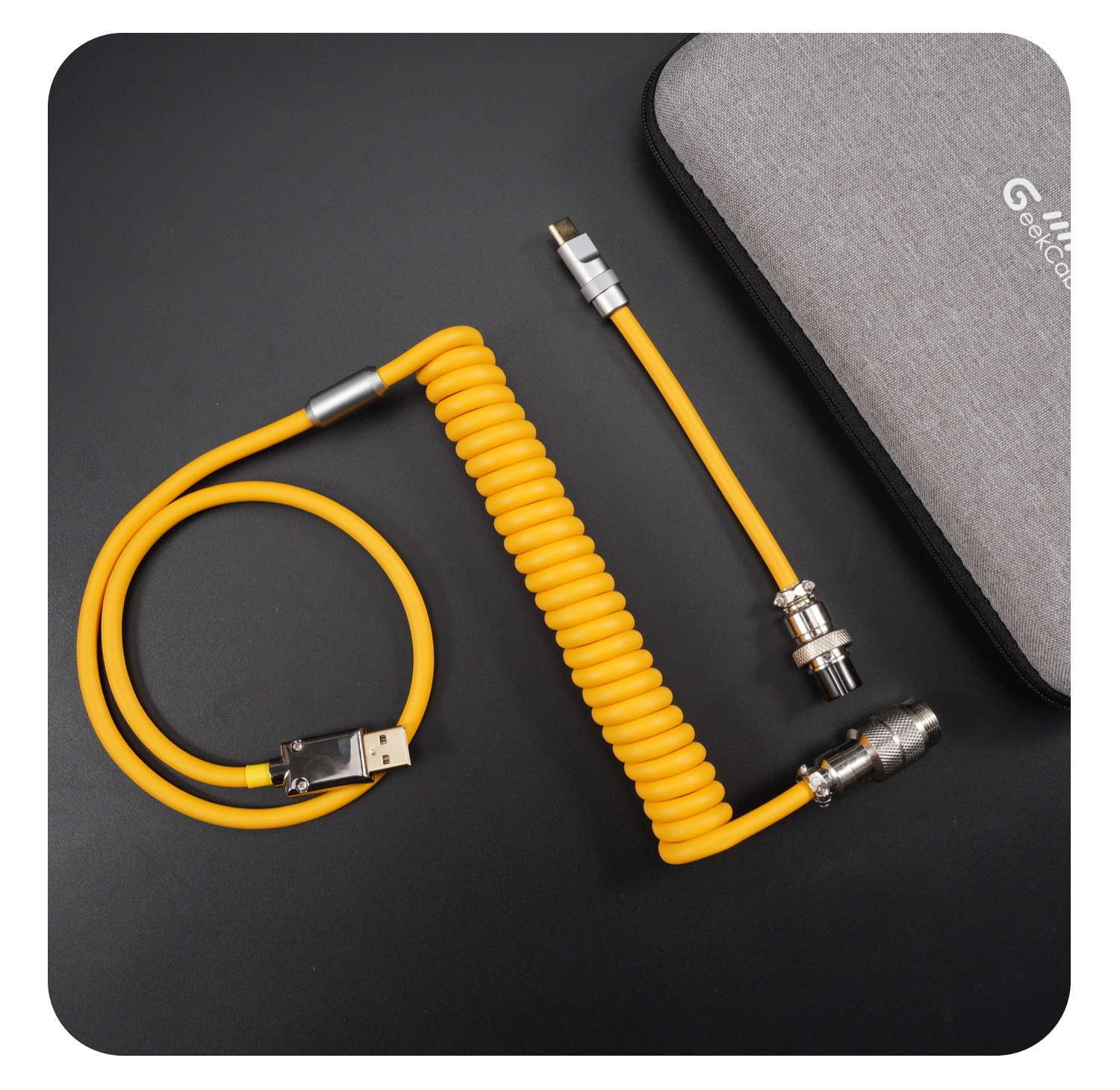 Geekcable Customized DIY Mechanical Keyboard Cable Super Elastic Series Entry Modle Multiple Colorway 6mm Thickness