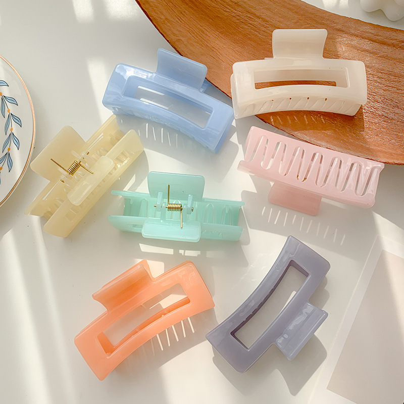 Tortoise Claw Hair Clips Large Hairclips for Women Candy Color Hair Clip for Long Short Acrylic Rectangle Ponytail Holder Kimter-C584FZ, Golden;silver
Tortoise Claw Hair Clips Large Hairclips for Women Candy Color Hair Clip for Long Short Acrylic Rectangle Ponytail Holder Kimter-C584FZ, Golden;silver