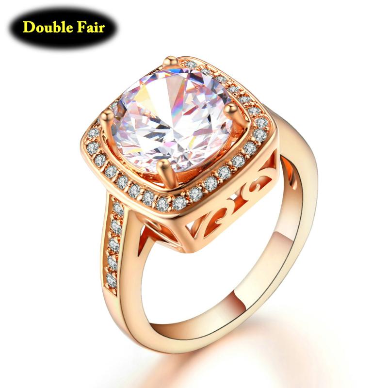 Wedding Rings Brilliant +Cubic Zirconia Engagement/Wedding Finger Rose Gold Color Fashion Ring For Women Jewelry Anel DWR111, Slivery;golden
Wedding Rings Brilliant +Cubic Zirconia Engagement/Wedding Finger Rose Gold Color Fashion Ring For Women Jewelry Anel DWR111, Slivery;golden