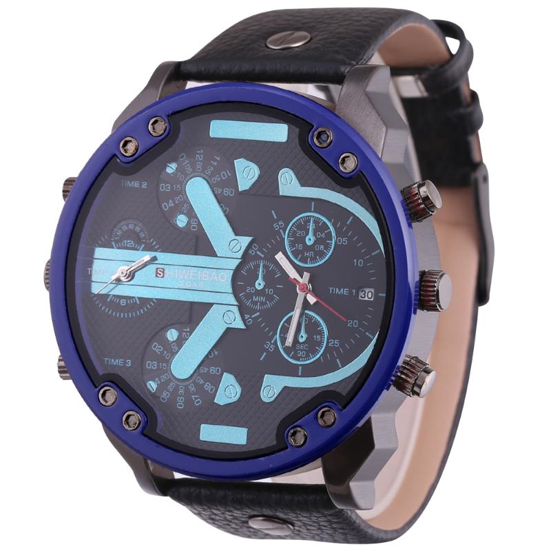 Wristwatches Cool Military Analog Quartz Watch For Men Dual Times Mens Watches BlueTop Sports Relogio Masculino, Silver
Wristwatches Cool Military Analog Quartz Watch For Men Dual Times Mens Watches BlueTop Sports Relogio Masculino, Silver