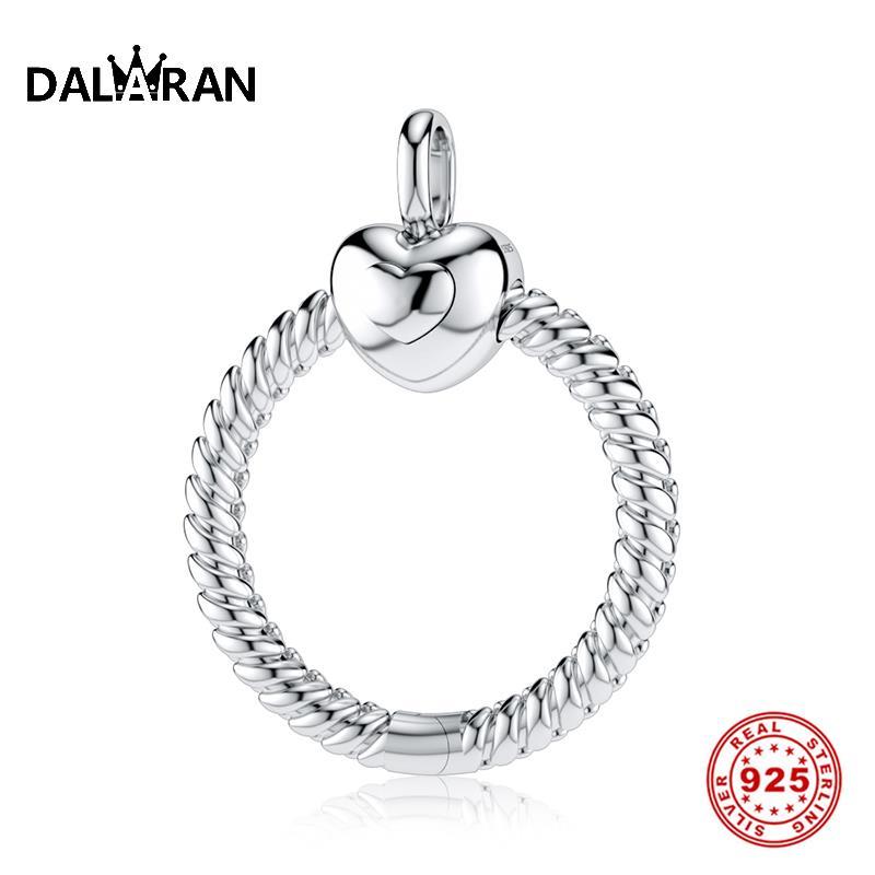 DALARAN 925 Sterling Silver Beads Charm Moments O Pendant Fit Charms Original Silver 925 Necklace DIY Jewelry Making Q0531
DALARAN 925 Sterling Silver Beads Charm Moments O Pendant Fit Charms Original Silver 925 Necklace DIY Jewelry Making Q0531