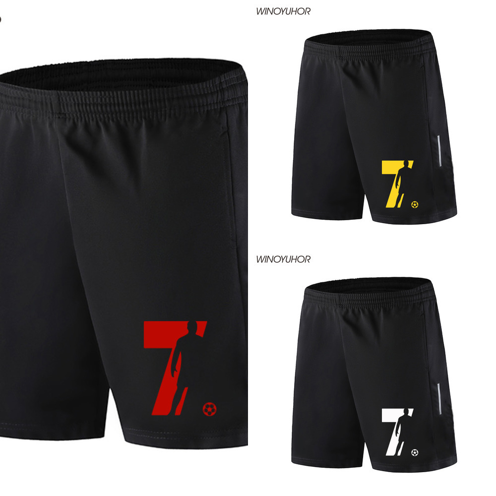 New Fashion Ronaldo Shorts Men Summer Breathable Male Short Pants CR7 Barcelona Footballer Lover Bodybuilding Sportswear X0628, Red
New Fashion Ronaldo Shorts Men Summer Breathable Male Short Pants CR7 Barcelona Footballer Lover Bodybuilding Sportswear X0628, Red