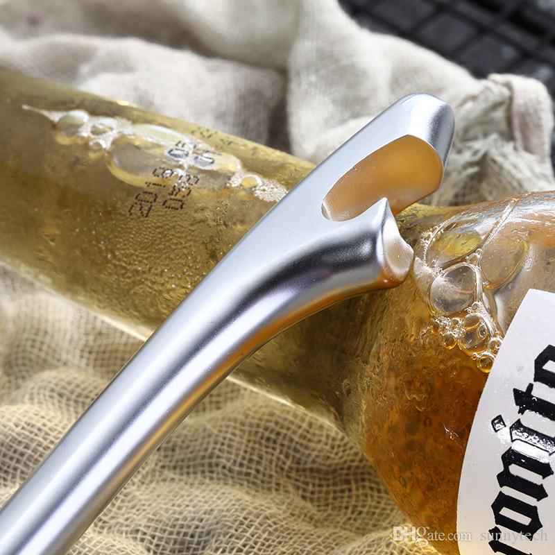 High quality creative zinc alloy beer bottle Japan Germany open cover artifact thickening wine opener tool wholesale Free shipping