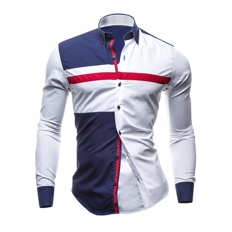 2021 Autumn New Mens Turn-down Collared Long Sleeve Shirts Fashion Man Slim Patchwork Hawaiian Harajuku Men Casual Shirt O86w, Navy blue
2021 Autumn New Mens Turn-down Collared Long Sleeve Shirts Fashion Man Slim Patchwork Hawaiian Harajuku Men Casual Shirt O86w, Navy blue