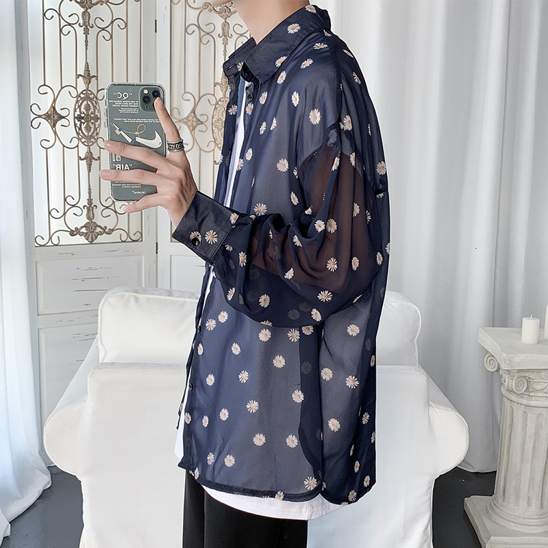 New Moda 2021 Primavera Vero Cortina Perspectiva Organza Floral Camisas Masculina Casual Manga Longa Solta Fina Proteo Solar Roupas 2xl F0du, Navy blue
New Moda 2021 Primavera Vero Cortina Perspectiva Organza Floral Camisas Masculina Casual Manga Longa Solta Fina Proteo Solar Roupas 2xl F0du, Navy blue