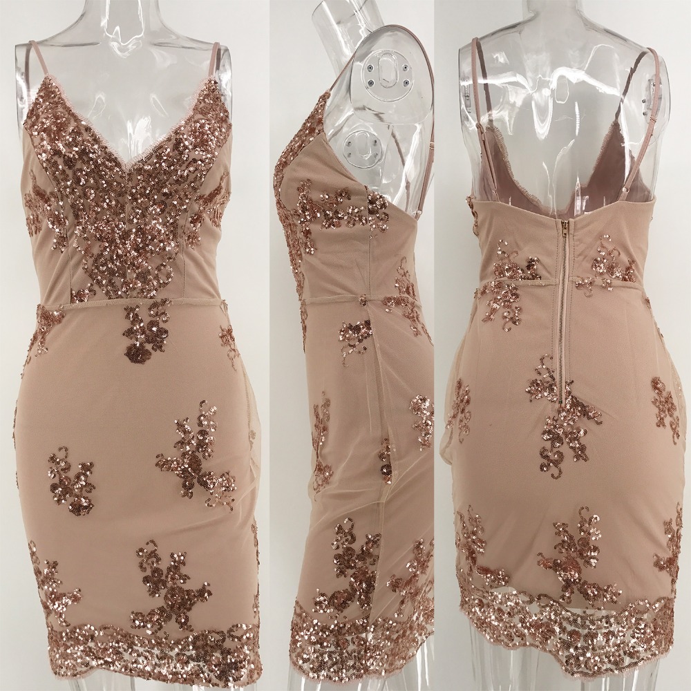 Sexy club outfits Sequins Summer Dress Women Mini Black bodycon Party dress vintage woman sukienki Dresses vestidos clothes 210309