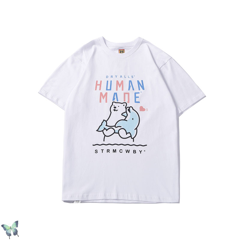 T-shirt Polar Bear Dolphin Whale Human Made T Shirt 100% Cotton with Tag Label, 8057hei
T-shirt Polar Bear Dolphin Whale Human Made T Shirt 100% Cotton with Tag Label, 8057hei