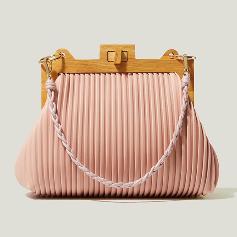 Evening Bags Wood Frame Women Handbags 2021 Clip Winter Shoulder For Ruched Acrylic Chain Pleated Clutch Bag
Evening Bags Wood Frame Women Handbags 2021 Clip Winter Shoulder For Ruched Acrylic Chain Pleated Clutch Bag