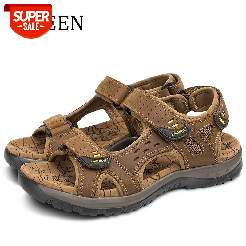 YWEEN New Men's Water Shoes Beach Sandals Man Open-toe Leather Sandals #aG4L, Black
YWEEN New Men's Water Shoes Beach Sandals Man Open-toe Leather Sandals #aG4L, Black