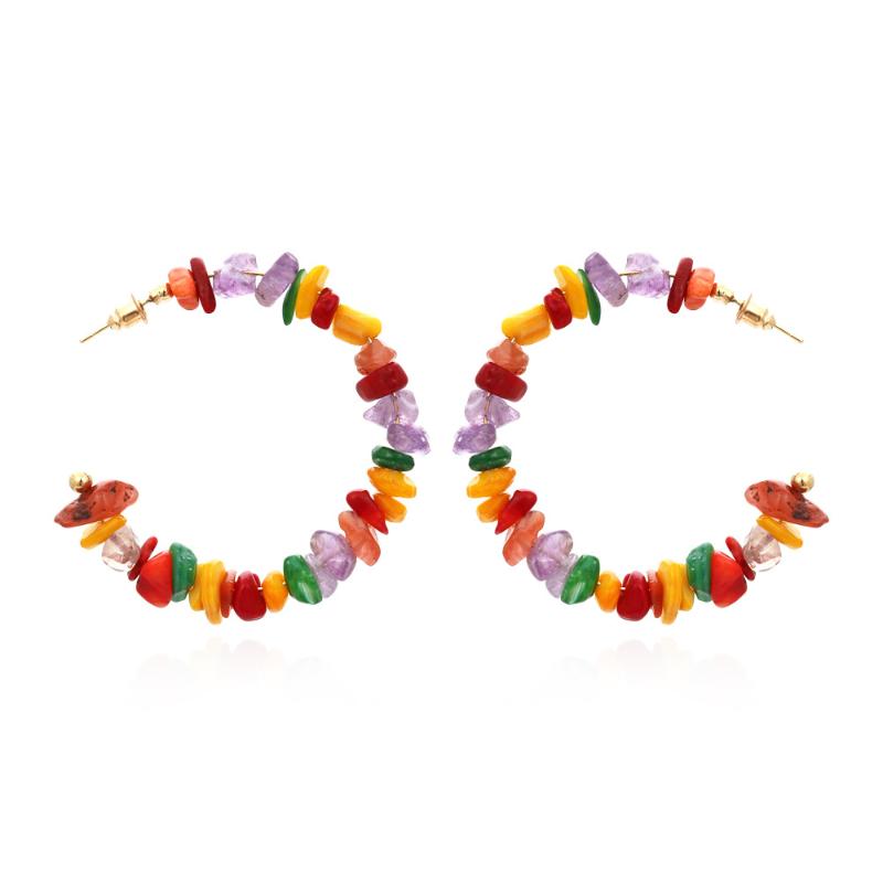 Hoop & Huggie Colored Gravel Earrings Crystal For Women Accessories Delicate Jewelry On The Neck Natural Stone Decorations Gifts
Hoop & Huggie Colored Gravel Earrings Crystal For Women Accessories Delicate Jewelry On The Neck Natural Stone Decorations Gifts