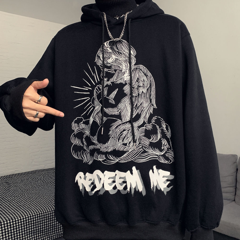 2021 New Preto Hip Hop Tops Streetwear Engraado Outono Masculino Harajuku Pulver Camisolas Coreano Com Capuz Moda Oversized Hoodie Femme N1a
2021 New Preto Hip Hop Tops Streetwear Engraado Outono Masculino Harajuku Pulver Camisolas Coreano Com Capuz Moda Oversized Hoodie Femme N1a