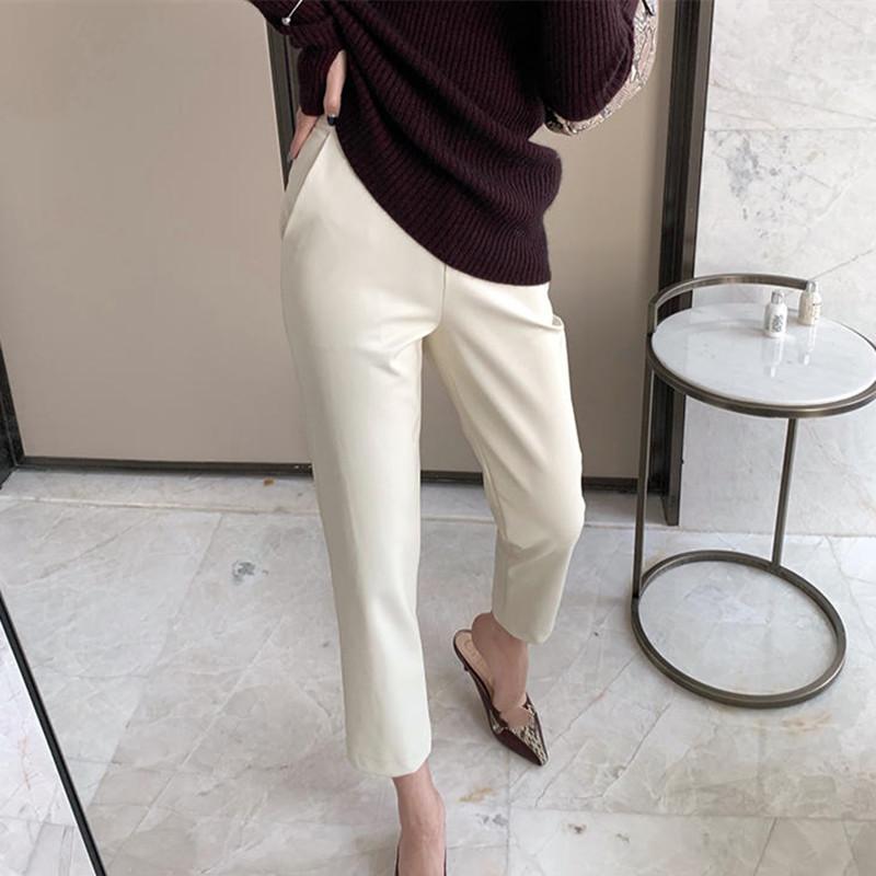 Women' Pants & Capris Fashion Genuine Leather Women Clothes Casual Vintage High Waist Female Stretch Straight Black Trousers Q5264, Brown pants
Women' Pants & Capris Fashion Genuine Leather Women Clothes Casual Vintage High Waist Female Stretch Straight Black Trousers Q5264, Brown pants