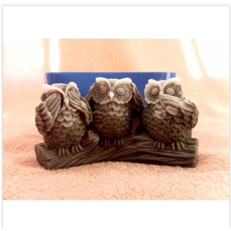 Three Owl Silicone Mold for Soap and Candles Makinganimal Mould Diy Craft Molds Silicone Rubber PRZY Eco-friendly 001 210225
Three Owl Silicone Mold for Soap and Candles Makinganimal Mould Diy Craft Molds Silicone Rubber PRZY Eco-friendly 001 210225