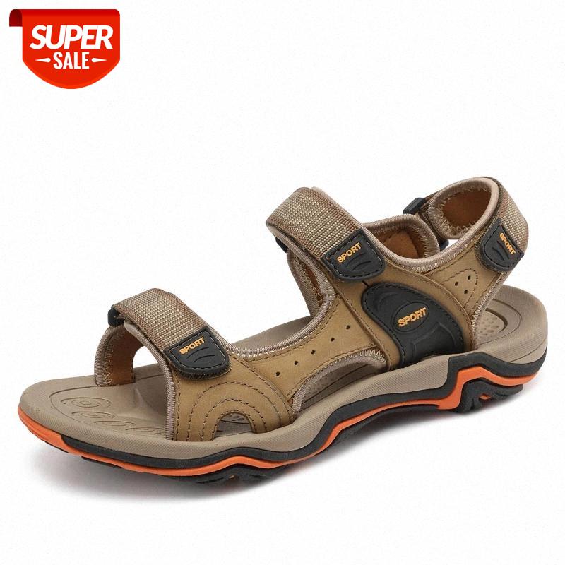 Summer Genuine Leather Men Sandals Soft Comfortable Men Shoes Anti-slip Hiking Trekking Shoes Fashion Casual Size 45 #V06w, Black
Summer Genuine Leather Men Sandals Soft Comfortable Men Shoes Anti-slip Hiking Trekking Shoes Fashion Casual Size 45 #V06w, Black