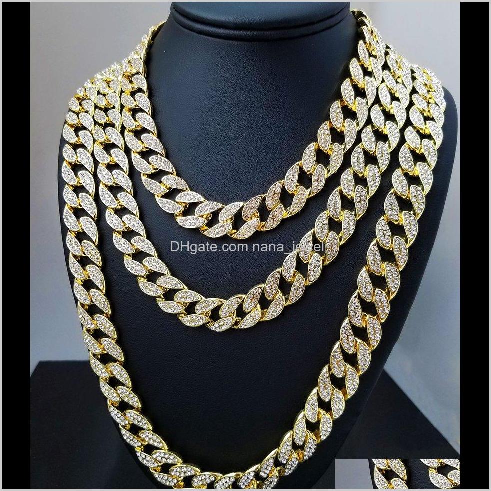 Whosale 16Inch 18Inch 20Inch 22Inch 24Inch 26Inch 28Inch 30Inch Iced Out Rhinestone Gold Silver Miami Cuban Link Chain Men Hiphop 2Pi5 Jompw
Whosale 16Inch 18Inch 20Inch 22Inch 24Inch 26Inch 28Inch 30Inch Iced Out Rhinestone Gold Silver Miami Cuban Link Chain Men Hiphop 2Pi5 Jompw