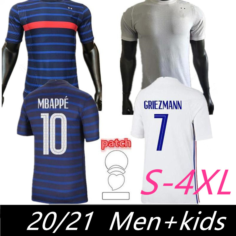 size:S- 4XL Hommes France Soccer Jerseys Benzema Le Sommer Henry Kylian Mbappe Antoine Grieuzmann Paul Pogba Giroud Zidane Kante Lloris Football kids Kits, Image
size:S- 4XL Hommes France Soccer Jerseys Benzema Le Sommer Henry Kylian Mbappe Antoine Grieuzmann Paul Pogba Giroud Zidane Kante Lloris Football kids Kits, Image