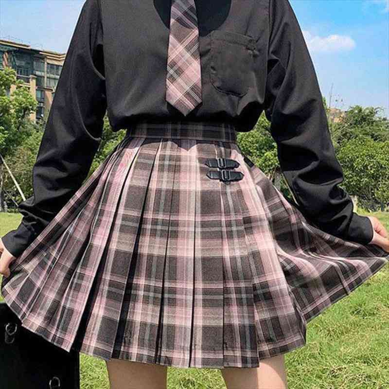 Women Summer Preppy Style Harajuku Sweet Kawaii Pleated Plaid Skirt Korean High Waist Mini A-line Jk Uniform Short Skirts Female, Black
Women Summer Preppy Style Harajuku Sweet Kawaii Pleated Plaid Skirt Korean High Waist Mini A-line Jk Uniform Short Skirts Female, Black