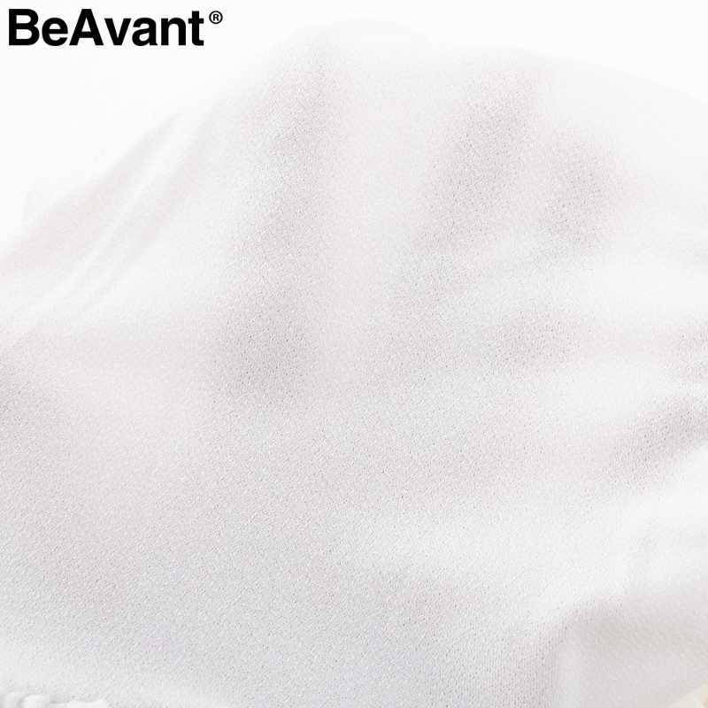 BeAvant Sexy v neck backless tank top women Ruffle short lace shirt camisole tank Summer sweat streetwear casual crop top 210709