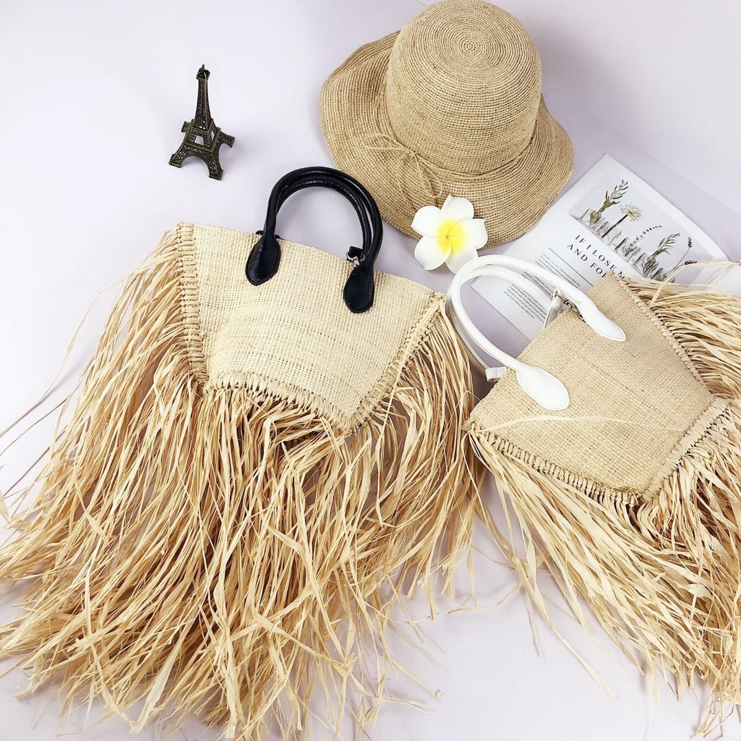 2021 fashion tassel straw bags rattan weave women handbag handmade paper shoulder crossbody bag summer beach, #4
2021 fashion tassel straw bags rattan weave women handbag handmade paper shoulder crossbody bag summer beach, #4