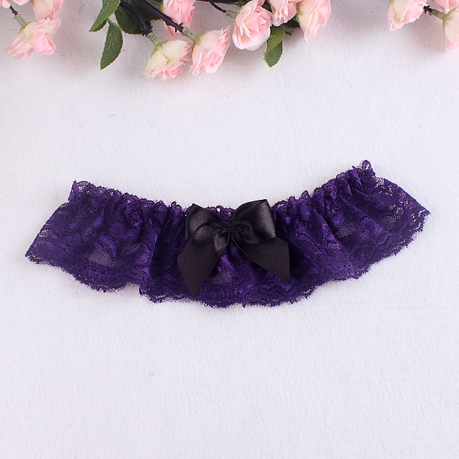 Bridal Garters accessories lace leg ring Bridal Garters black Garters bowknot flowers Wedding