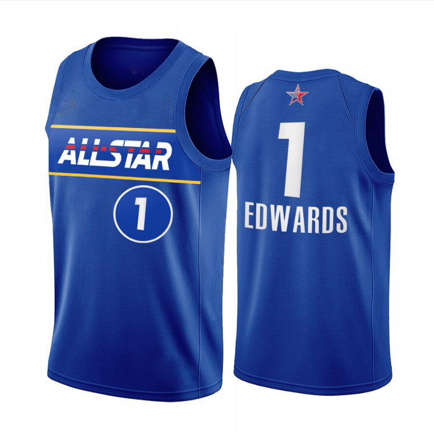 Anthony Edwards USA Team 2021 Rising Stars Jersey Blue All-Star Minnesota Timberwolves Men, Black
Anthony Edwards USA Team 2021 Rising Stars Jersey Blue All-Star Minnesota Timberwolves Men, Black