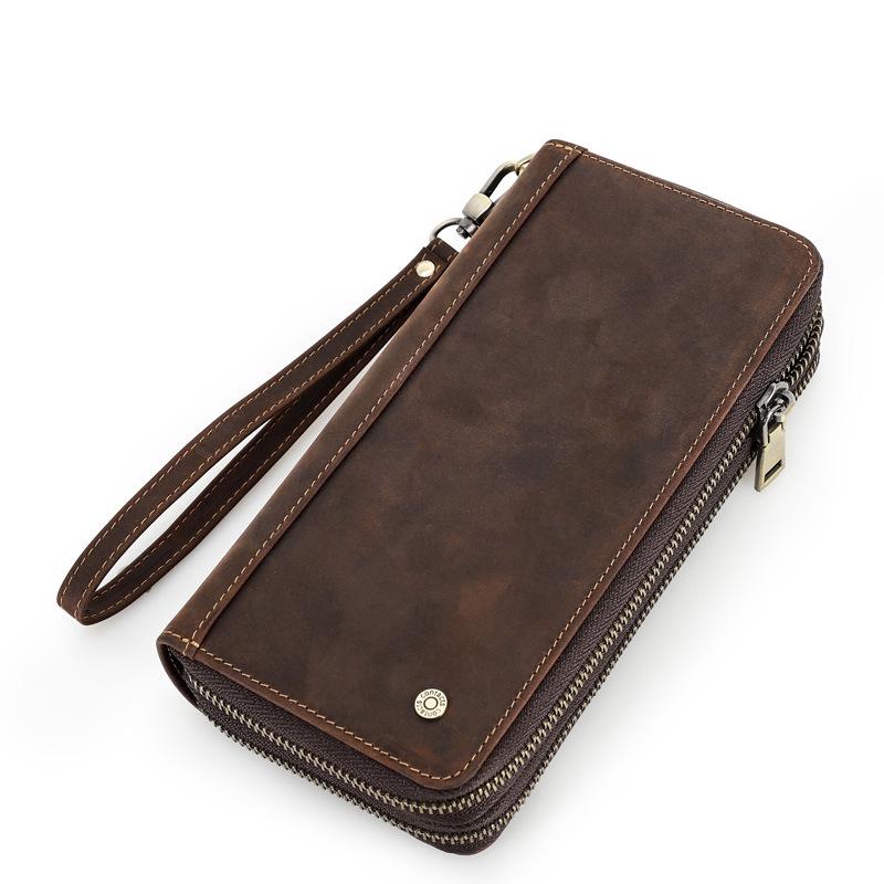 Wallets Genuine Leather Men's Long Wallet With Phone Bag Zipper Coin Pocket Purse Male Clutch For Men Portfel Small, Red;black
Wallets Genuine Leather Men's Long Wallet With Phone Bag Zipper Coin Pocket Purse Male Clutch For Men Portfel Small, Red;black