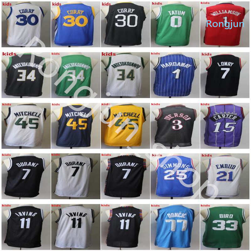 Mens Youth Basketball Donovan Mitchell Kyrie Irving Kevin Durant Vince Carter Allen Iverson Stephen Curry Giannis Antetokounmpo Joel Embiid Simmons Kids Jerseys, Men size s-xxl
Mens Youth Basketball Donovan Mitchell Kyrie Irving Kevin Durant Vince Carter Allen Iverson Stephen Curry Giannis Antetokounmpo Joel Embiid Simmons Kids Jerseys, Men size s-xxl