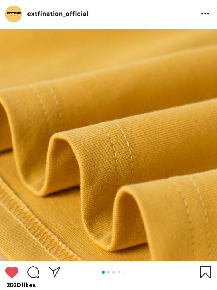 ExtFination | 6.1 Oz 100% Combed T-shirt Cotton Women Summer Casual Tshirt Tee Women Basic Harajuku Soft T Shirt 210306