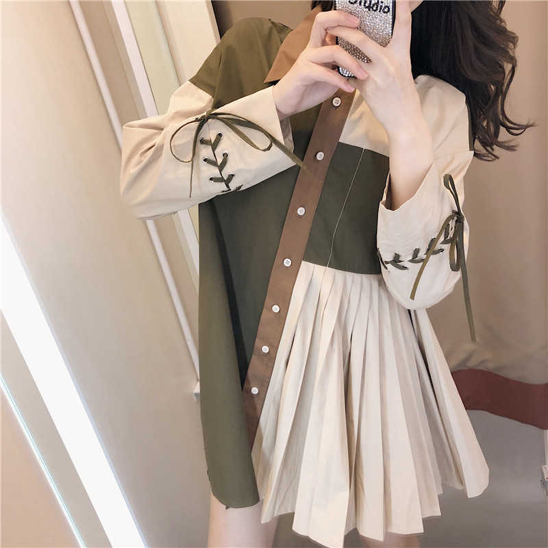 Women Black Asymmetrical Big Size Blouse Lapel Long Sleeve Loose Fit Shirt Fashion Spring Autumn 210601, Army green
Women Black Asymmetrical Big Size Blouse Lapel Long Sleeve Loose Fit Shirt Fashion Spring Autumn 210601, Army green
