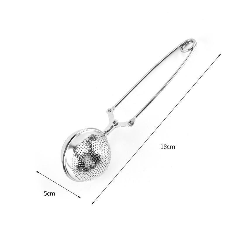 Infuser Stainless Steel Teapot Strainer Ball Coffee Vanilla Spice Filter Diffuser Household Tea Set Accessories FY2686