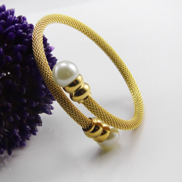 2021 silver rose gold bracelet jewelry imitation pearl titanium steel bracelet women bangle adjustable elasticity fashion bracelet gift
2021 silver rose gold bracelet jewelry imitation pearl titanium steel bracelet women bangle adjustable elasticity fashion bracelet gift