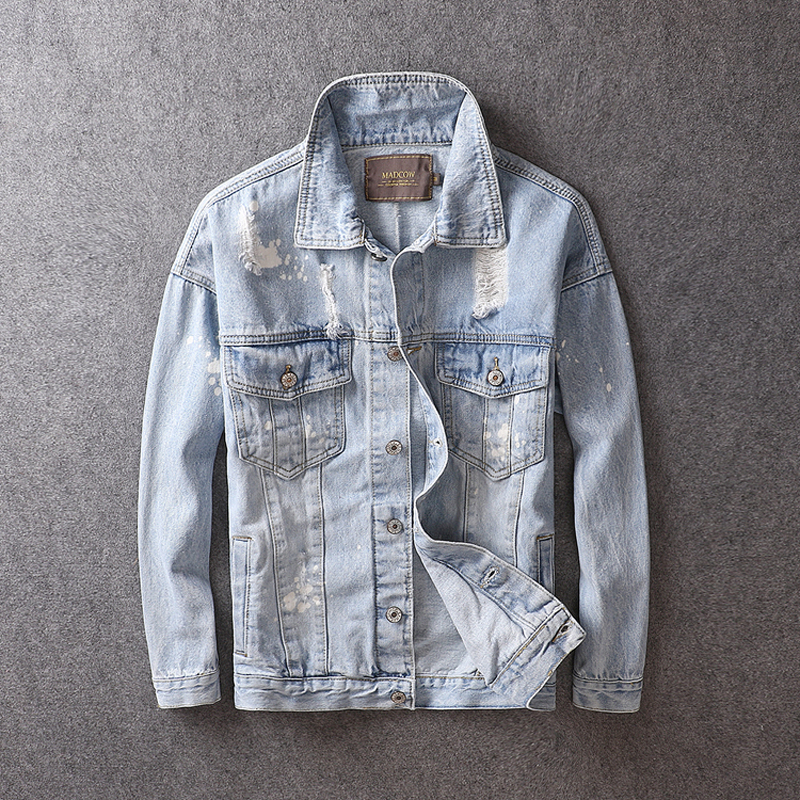 2021 New Moda Estilo Coreano Streetwear Jaqueta Masculina Retro Azul Claro Rasgado Casacos Punk Denim Masculino Destrudo Hip Hop Jaquetas Ke, Blue
2021 New Moda Estilo Coreano Streetwear Jaqueta Masculina Retro Azul Claro Rasgado Casacos Punk Denim Masculino Destrudo Hip Hop Jaquetas Ke, Blue