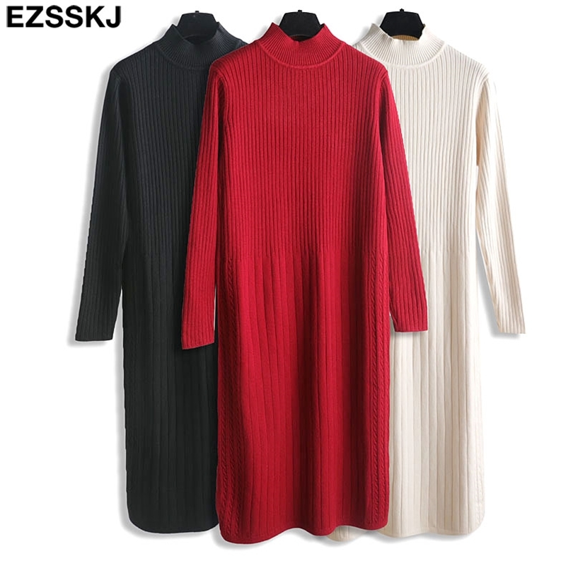 Autumn Winter long thick straight Sweater dres solid loose pure solor Thick Female oversize knit Long sleeve 211110, Khaki
Autumn Winter long thick straight Sweater dres solid loose pure solor Thick Female oversize knit Long sleeve 211110, Khaki