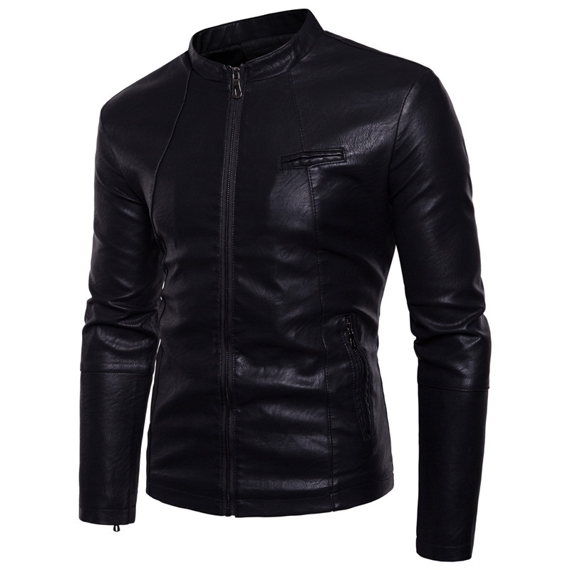 2021 New Myazhou Spring Thin Jackets , Stylish Solid Color Slim Men's Pu Leather Men Jacket Motorcycle Clothing Top Btig, Wine red
2021 New Myazhou Spring Thin Jackets , Stylish Solid Color Slim Men's Pu Leather Men Jacket Motorcycle Clothing Top Btig, Wine red
