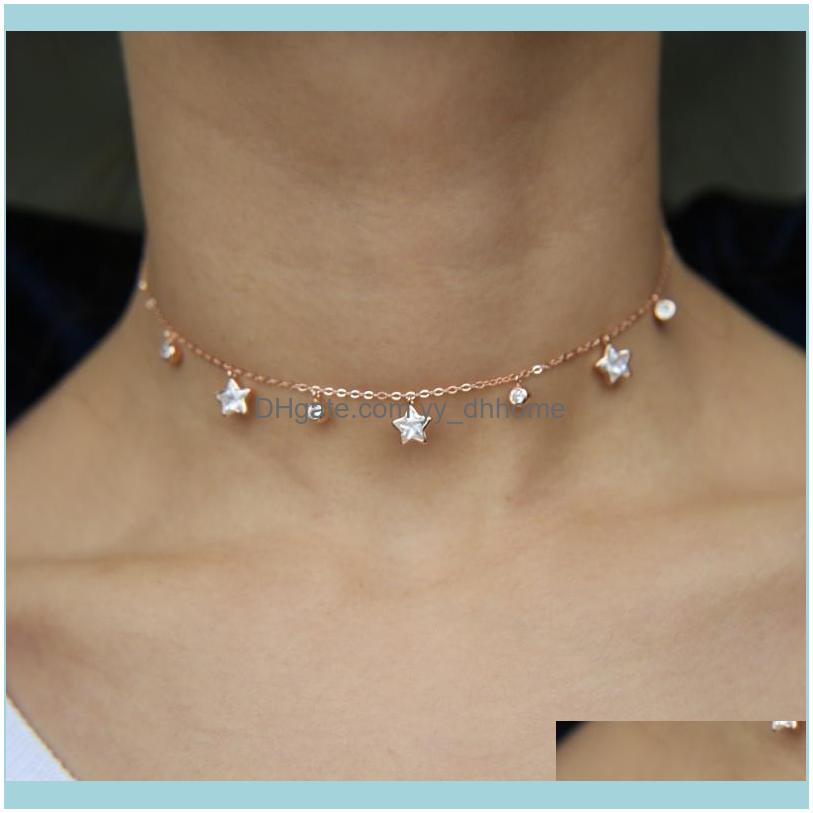 Chains & Pendants Jewelrychains Round/Star Pave Clear Cz Charm Delicate Women Girls Gift 925 Sterling Sier Wedding Bridal Lariat Necklaces D
Chains & Pendants Jewelrychains Round/Star Pave Clear Cz Charm Delicate Women Girls Gift 925 Sterling Sier Wedding Bridal Lariat Necklaces D