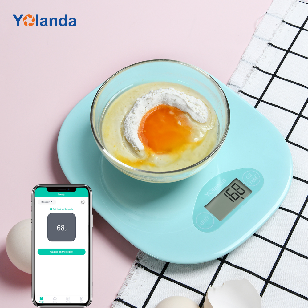 Yolanda Smart Kitchen Weight Scale Food Weighing Measurement 5kg Nutrition Scale Bluetooth APP Weighing Record Diary Tracking
Yolanda Smart Kitchen Weight Scale Food Weighing Measurement 5kg Nutrition Scale Bluetooth APP Weighing Record Diary Tracking