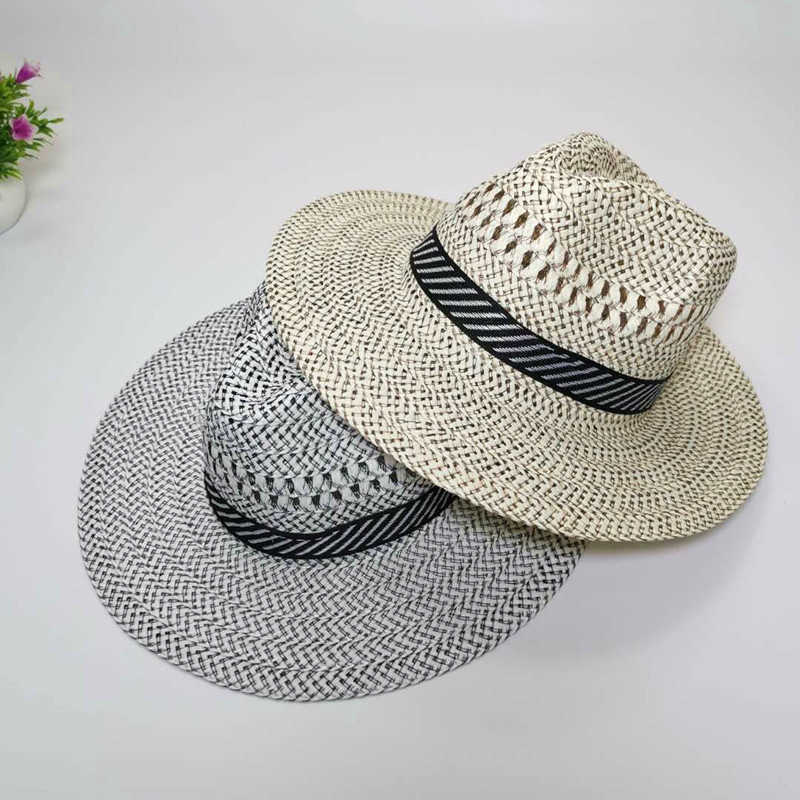 Summer men's straw hat, middle-aged and old people's Big Brim sunshade outdoor leisure cowboy cool hatZ6IL.Xxx, Blue;gray
Summer men's straw hat, middle-aged and old people's Big Brim sunshade outdoor leisure cowboy cool hatZ6IL.Xxx, Blue;gray