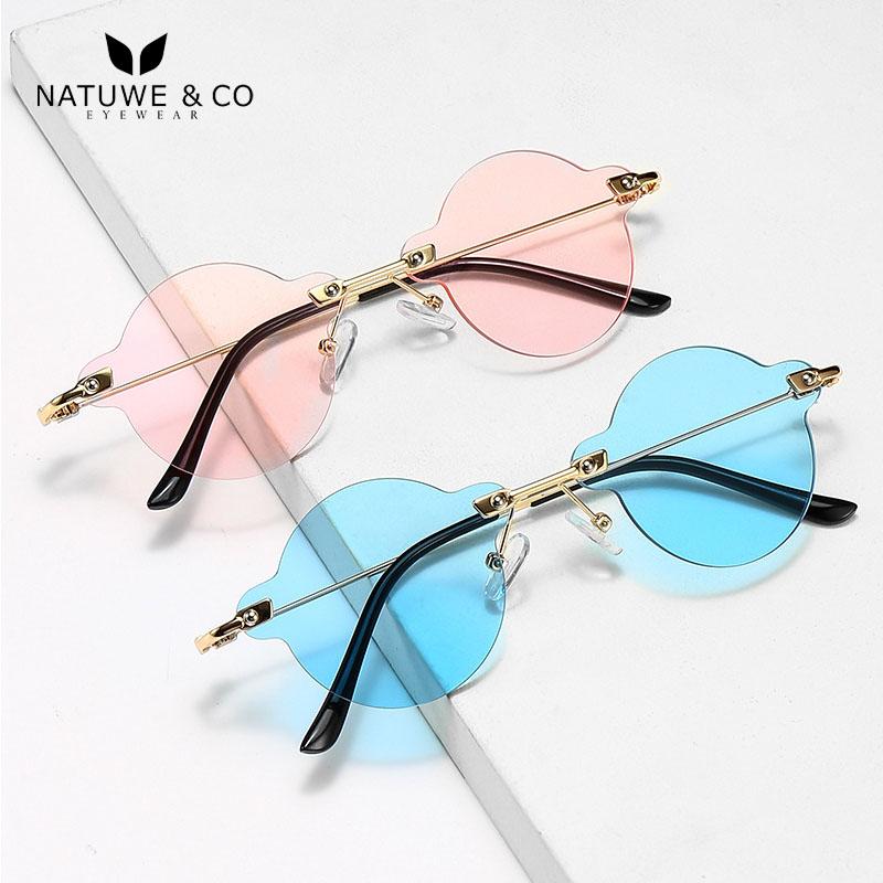 Sunglasses Natuwe&Co Rimless Round Metal Frames Adults Ladies Retro Sun Glasses PC Lens Shades
Sunglasses Natuwe&Co Rimless Round Metal Frames Adults Ladies Retro Sun Glasses PC Lens Shades