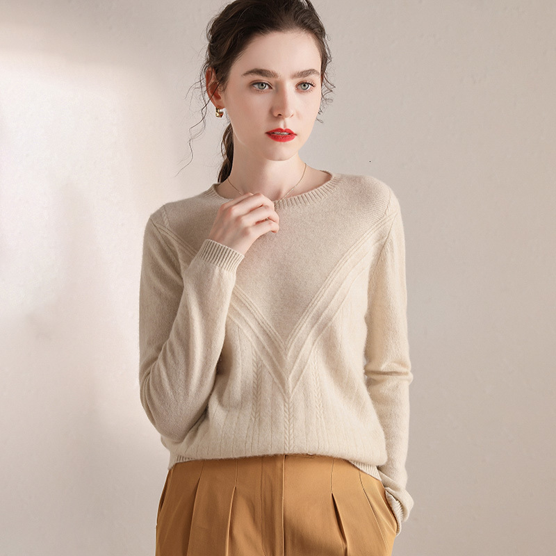 2021 New O-neck Long Sleeves Women's Knitting Jumper 100% Cashmere Autumn Winter Warm Thickening Women Female Sweater 4q3w, Dark camel
2021 New O-neck Long Sleeves Women's Knitting Jumper 100% Cashmere Autumn Winter Warm Thickening Women Female Sweater 4q3w, Dark camel