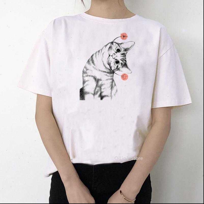 sketch cute cat animal print t shirt women clothes 2021 summer vogue tshirt femme korean style female t shirt streetwear, White
sketch cute cat animal print t shirt women clothes 2021 summer vogue tshirt femme korean style female t shirt streetwear, White