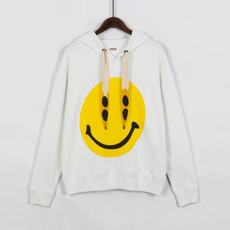 2021 New 21ss Japanese Funny Smiley Face Print Hoodie Stitching Individual Men Women Kapital Pullover Lesj, White
2021 New 21ss Japanese Funny Smiley Face Print Hoodie Stitching Individual Men Women Kapital Pullover Lesj, White