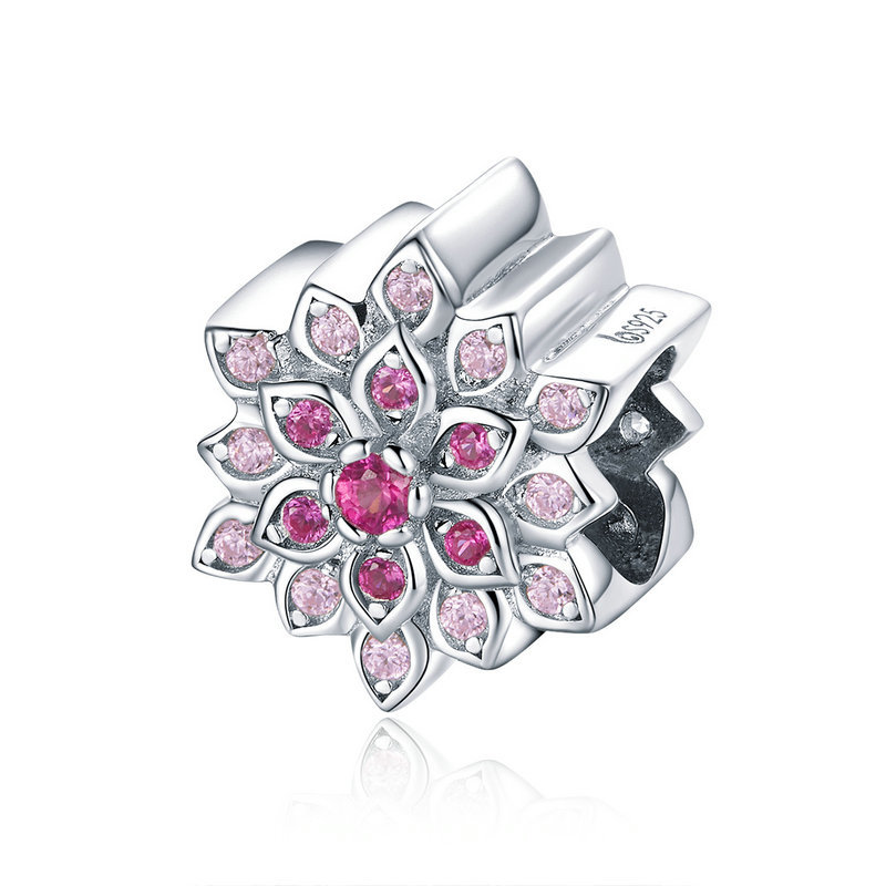 BISAER Real 925 Sterling Silver Pink Red Lotus Flower Beads fit Charms Bracelets & Bangles Sterling Silver Jewelry EFC038 Q0531
BISAER Real 925 Sterling Silver Pink Red Lotus Flower Beads fit Charms Bracelets & Bangles Sterling Silver Jewelry EFC038 Q0531
